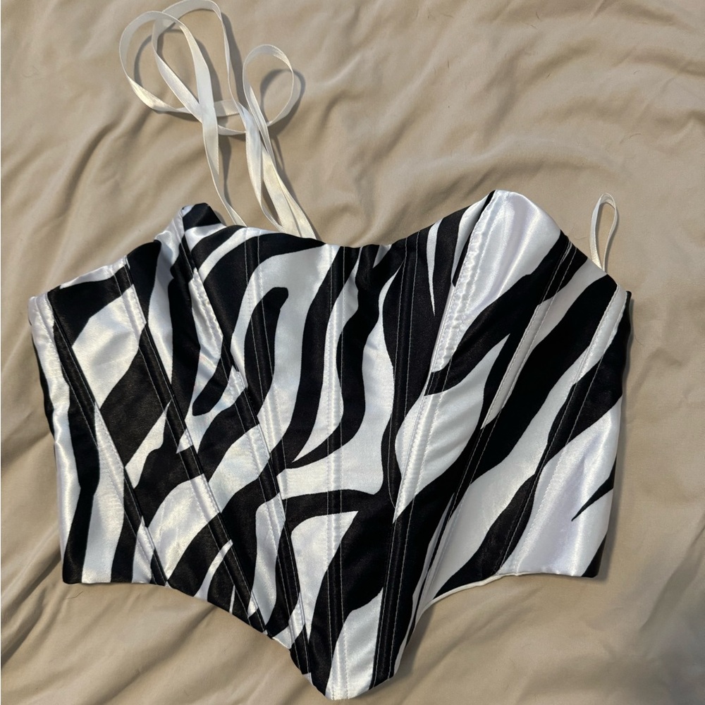Polyester, zebra corset